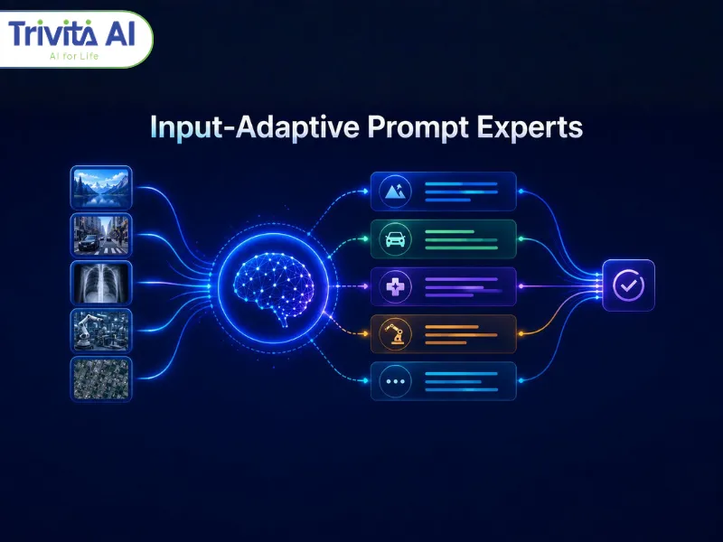 Input-Adaptive Prompt Experts