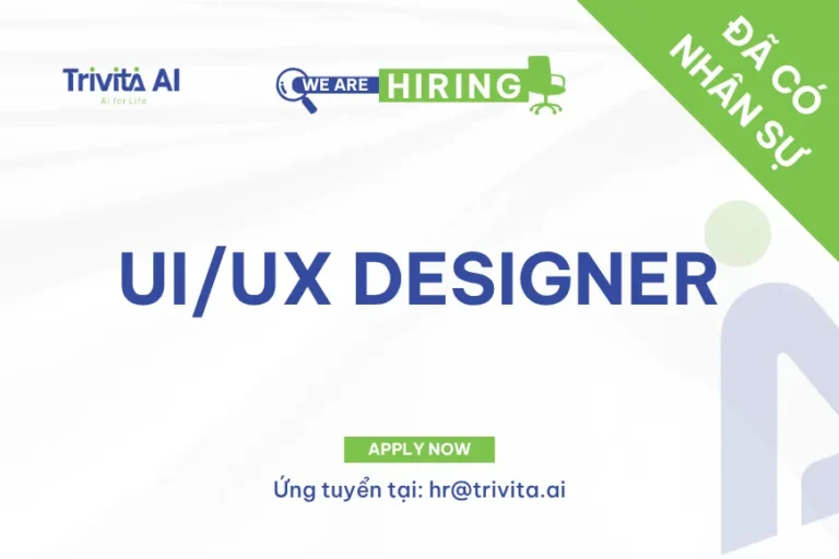 Tuyển dụng UI/UX DESIGNER (AI Products)