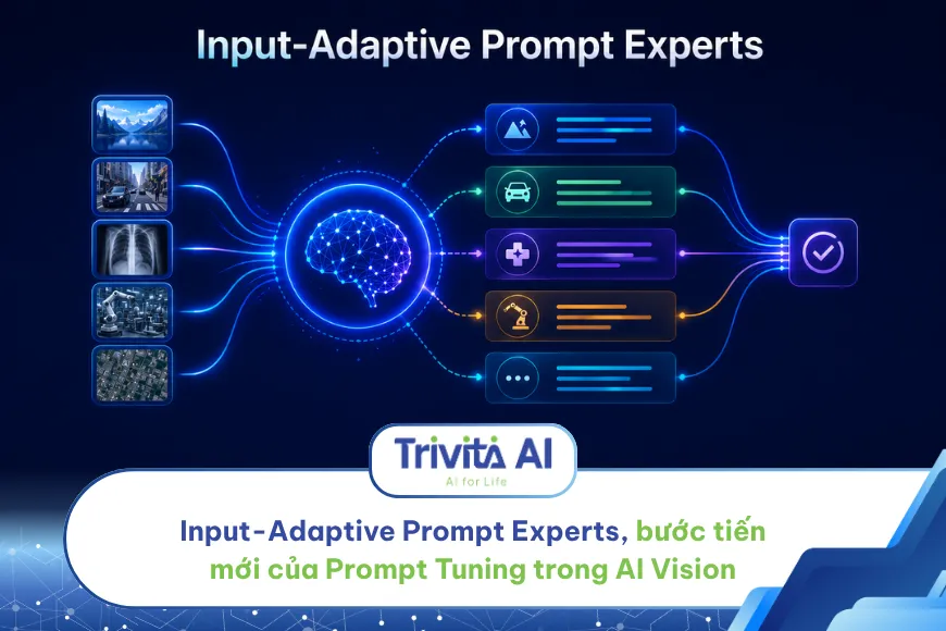 Input-Adaptive Prompt Experts, bước tiến mới của Prompt Tuning trong AI Vision