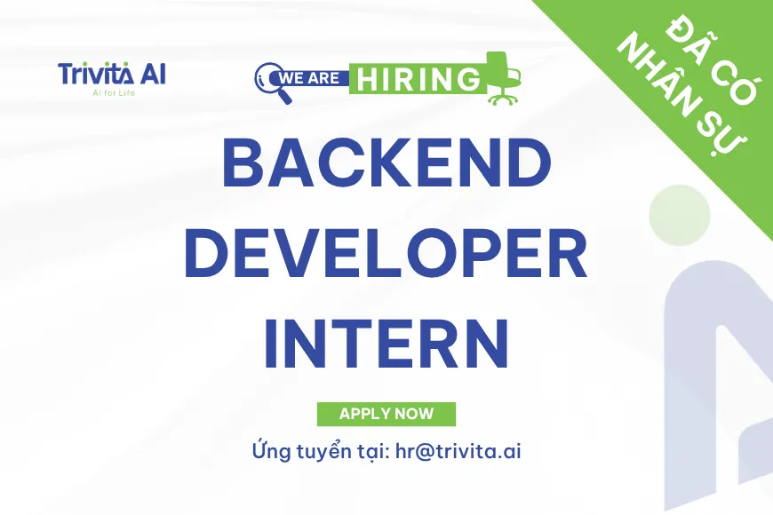 Backend Developer Intern (Đã có nhân sự)