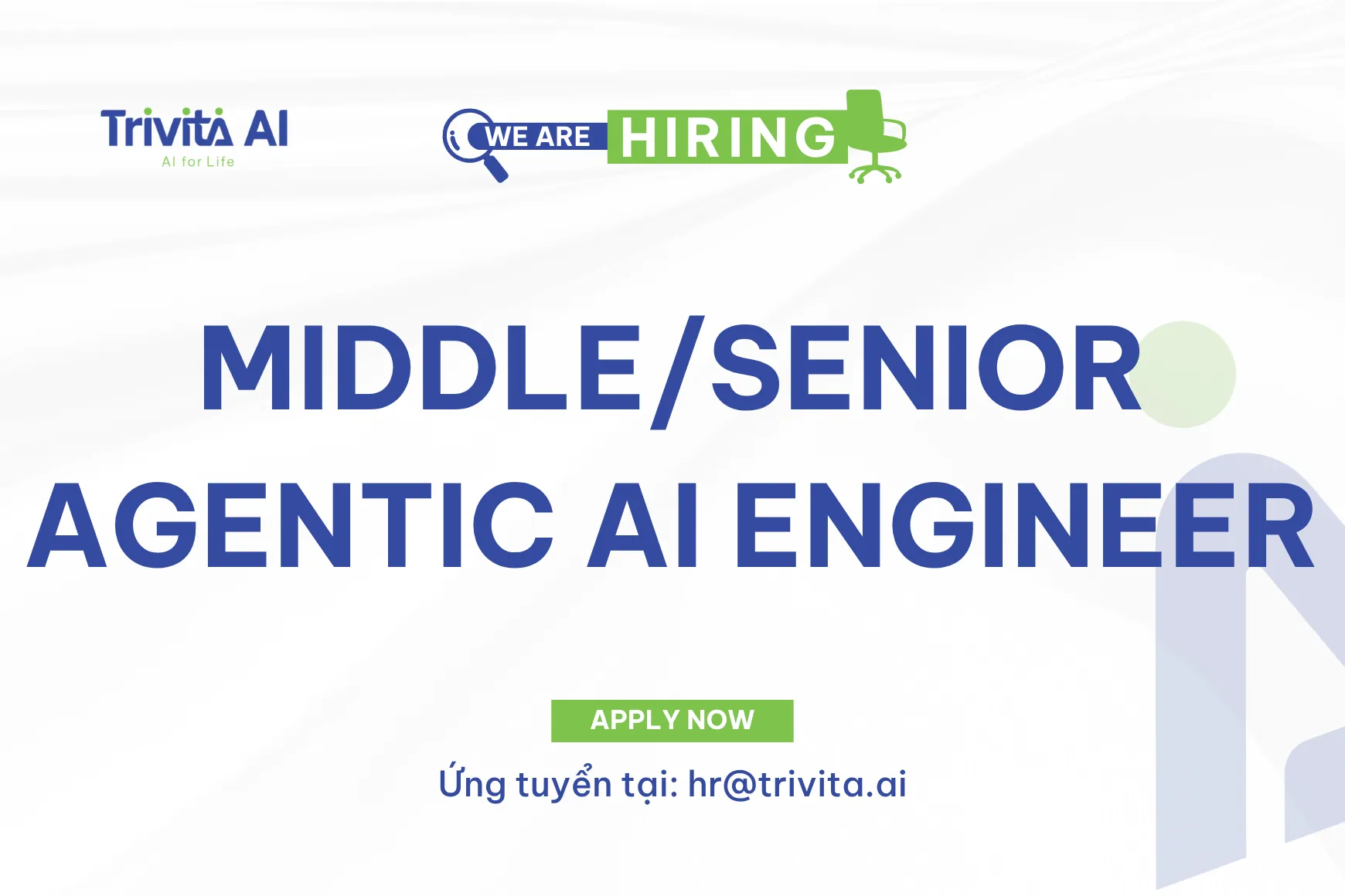 Tuyển dụng MIDDLE/SENIOR AGENTIC AI ENGINEER